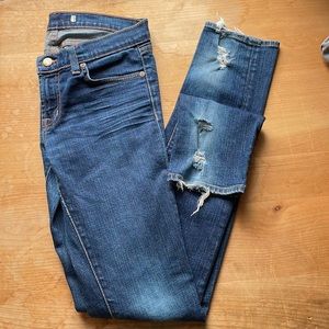 J brand Pencil Leg low rise size 27.